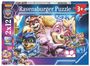 : Ravensburger Kinderpuzzle 05721 - PAW Patrol: The Mighty Movie - 2x12 Teile Paw Patrol Puzzle für Kinder ab 3 Jahren, Div.