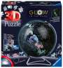 : Ravensburger 3D Puzzle 11544 - Glow In The Dark Sternenglobus - 180 Teile - Nachleuchtender Globus für Kinder und Erwachsene, SPL