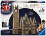 : Ravensburger 3D Puzzle 11551 - Harry Potter Hogwarts Schloss - Astronomieturm - Night Edition - der beleuchtete Astronomy Tower des Hogwarts Castle für alle Harry Potter Fans ab 10 Jahren, Div.