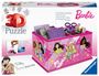 : Ravensburger 3D Puzzle 11584 - Aufbewahrungsbox Barbie - Praktischer Organizer für Barbie Fans - Geschenkidee für Erwachsene und Kinder ab 8 Jahren, Div.