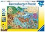 Ravensburger Kinderpuzzle - 13349 Die Piratenbucht - 150 Teile Puzzle für Kinder ab 7 Jahren, SPL