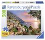 : Ravensburger Puzzle 14876 - Positano - 500 Teile Large Pieces, Puzzlespaß mit größeren Puzzleteilen für die ganze Familie, SPL