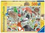 : Ravensburger Puzzle 17137 - Garden Visitors - 500 Teile Puzzle für Erwachsene und Kinder ab 12 Jahren, Div.