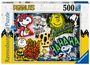 : Ravensburger Puzzle 17538 - Peanuts Graffiti - 500 Teile Snoopy Puzzle für Erwachsene und Kinder ab 12 Jahren, Div.