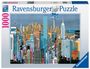: Ravensburger Puzzle 17594 - Das ist New York - 1000 Teile Puzzle für Erwachsene ab 14 Jahren, Div.