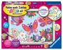 : Ravensburger CreArt 23763 - Fröhliche Schmetterlinge - Malen nach Zahlen Schmettering für Kinder ab 7 Jahre, SPL