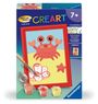 : Ravensburger CreArt - Malen nach Zahlen 23951 - Fröhliche Krabbe - Kinder ab 7 Jahren, SPL