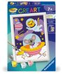 : Ravensburger CreArt - Malen nach Zahlen 23991 - Tiere im All - ab 7 Jahren, SPL