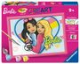 : CreArt, Malen nach Zahlen Kinder Barbie-Duo, SPL