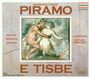"PIRAMO E TISBE" oben. Illustration: Ein Paar in inniger Umarmung, klassische Kleidung. Links: SCHLICK, JOCHENS. Rechts: LA STAGIONE.