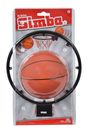 „Be Active Simba“: Set mit kleinem Basketball, schwarzem Ring und Netz auf roter Verpackung. Geeignet ab 3 Jahren.