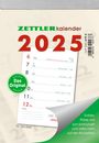 : Wochenabreißkalender 2025 - 10,5x14,6 cm - 1 Woche auf 1 Seite - mit Sudokus, Rezepten, Rätseln uvm. auf den Rückseiten - Bürokalender 325-0000, KAL