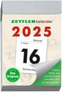 : Tagesabreißkalender S 2025 - 4,1x5,9 cm - 1 Tag auf 1 Seite - mit Sudokus, Rezepten, Rätseln uvm. auf den Rückseiten - Bürokalender 301-0000, KAL