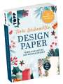 Ludmila Blum: Design Paper A6: Frohe Weihnachten. Mit Handlettering-Grundkurs, Div.