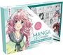 Gecko Keck: Manga zeichnen Adventskalender - Manga zeichnen lernen in 24 Tagen. Mit Anleitungsbuch, Workbook und Zeichenmaterial, Div.