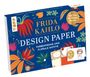 Ludmila Blum: Design Paper Frida Kahlo DIN A5. Mit Falz für Klappkarten, Div.