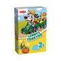 „LENNYS TRAKTOR“, „MEINE ERSTEN SPIELE! 2+“. Illustration: Hund auf grünem Traktor mit Kürbissen auf Anhänger.