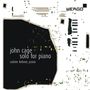 John Cage: Solo for Piano, CD