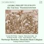 Georg Philipp Telemann: Der Tod Jesu (Passionskantate TWV 5:6), CD
