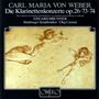 Carl Maria von Weber (1786-1826): Klarinettenkonzerte Nr.1 & 2 (120 g), LP