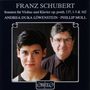 Franz Schubert: Violinsonaten D.384,385,408 (Sonatinen für Violine & Klavier), CD