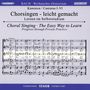 : Chorsingen leicht gemacht - Johann Sebastian Bach: Weihnachtsoratorium BWV 248 (Tenor), CD,CD