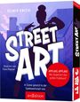 "Street Art", Applaus, Applaus: Wer begeistert das größte Publikum? Silhouette einer Frau vor urbanem Hintergrund.