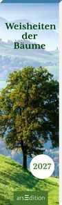 : Lesezeichenkalender Weisheiten der Bäume 2027, KAL