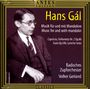 Hans Gal: Werke für Mandoline, CD