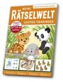 : Meine Rätselwelt - für Kinder "Lustige Tierkinder", Buch