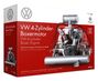 FRANZIS 67308 - Originalgetreuer 200-Teile-VW-Boxermotorbausatz, Soundmodul mit originalem VW-Käfer und Bulli-Sound, hochwertiges Wendebuch mit Bauanleitung für beide Modellversionen sowie Hintergrundinformationen, Div.