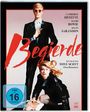 Titel: "Begierde". Darsteller: Catherine Deneuve, David Bowie, Susan Sarandon. Regie: Tony Scott. Personen in schwarzer Kleidung.