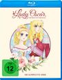"Lady Oscar – Die Rose von Versailles", "FSK ab 12 freigegeben", "Die komplette Serie". Illustration: Zwei Figuren im Rokoko-Stil.