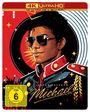 4K Ultra HD + Blu-ray, FSK ab 6. Illustration eines Mannes mit Sonnenbrille, Königskrone und Militärjacke.