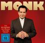 Text oben: "MONK". Unten: "Die Kultserie mit Tony Shalhoub", FSK 16 Logo. Ein Mann im Anzug lächelt.