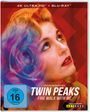 "4K ULTRA HD + BLU-RAY, Twin Peaks: Fire Walk With Me, FSK 16, Eine Frau mit blondem Haar schaut nach oben."