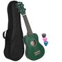 : Soprano Ukulele Linden Green (incl. Bag unpadded, 3 Picks), Div.