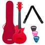 : Ukulele Carbon Fibre Red Set, Div.