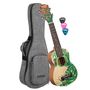 : Soprano Ukulele Leafy (incl. Bag padded, 3 Picks), Div.