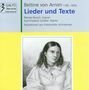 : Bettina von Arnim: Lieder & Texte, CD