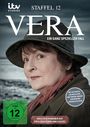 "Staffel 12", "Vera - Ein ganz spezieller Fall", "FSK ab 12 freigegeben". Frau in Hut und Schal blickt rechts.