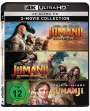 Joe Johnston: Jumanji 1-3 (Ultra HD Blu-ray), UHD,UHD,UHD