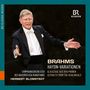 "BRAHMS HAYDN-VARIATIONEN, Symphonieorchester des Bayerischen Rundfunks, Herbert Blomstedt.“ Ein Dirigent dirigiert.