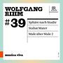 Wolfgang Rihm: Sphäre nach Studie für 6 Instrumentalisten, CD