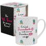 : Die Geschenkewelt XL-Tasse 46215 "Es heisst Freundschaft, weil man mit Freunden alles schafft!", Div.