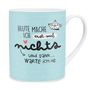 : Die Geschenkewelt XL-Tasse 46253 "Heute mache ich erst mal nichts und dann... warte ich ab", Div.