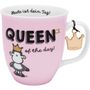 : Tasse Motiv Queen: Geschenkartikel mit Spruch Queen of the day, Div.