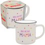 : Becher in Emailloptik "Lieblingsmama", Div.