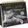 : Postkartenkalender 2025: Inspirierende Worte für Katzenfreunde, KAL