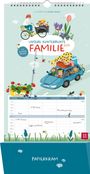 : Familienplaner 2026: Unsere kunterbunte Familie, KAL